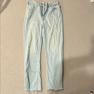 MOTHER Light Wash Ankle Jeans